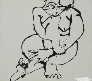 David Smith - Untitled (Seated Woman)