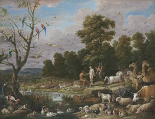 David Teniers II - Adam And Eve In The Garden Of Eden