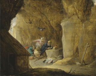 David Teniers Ii - The Temptation of Saint Anthony