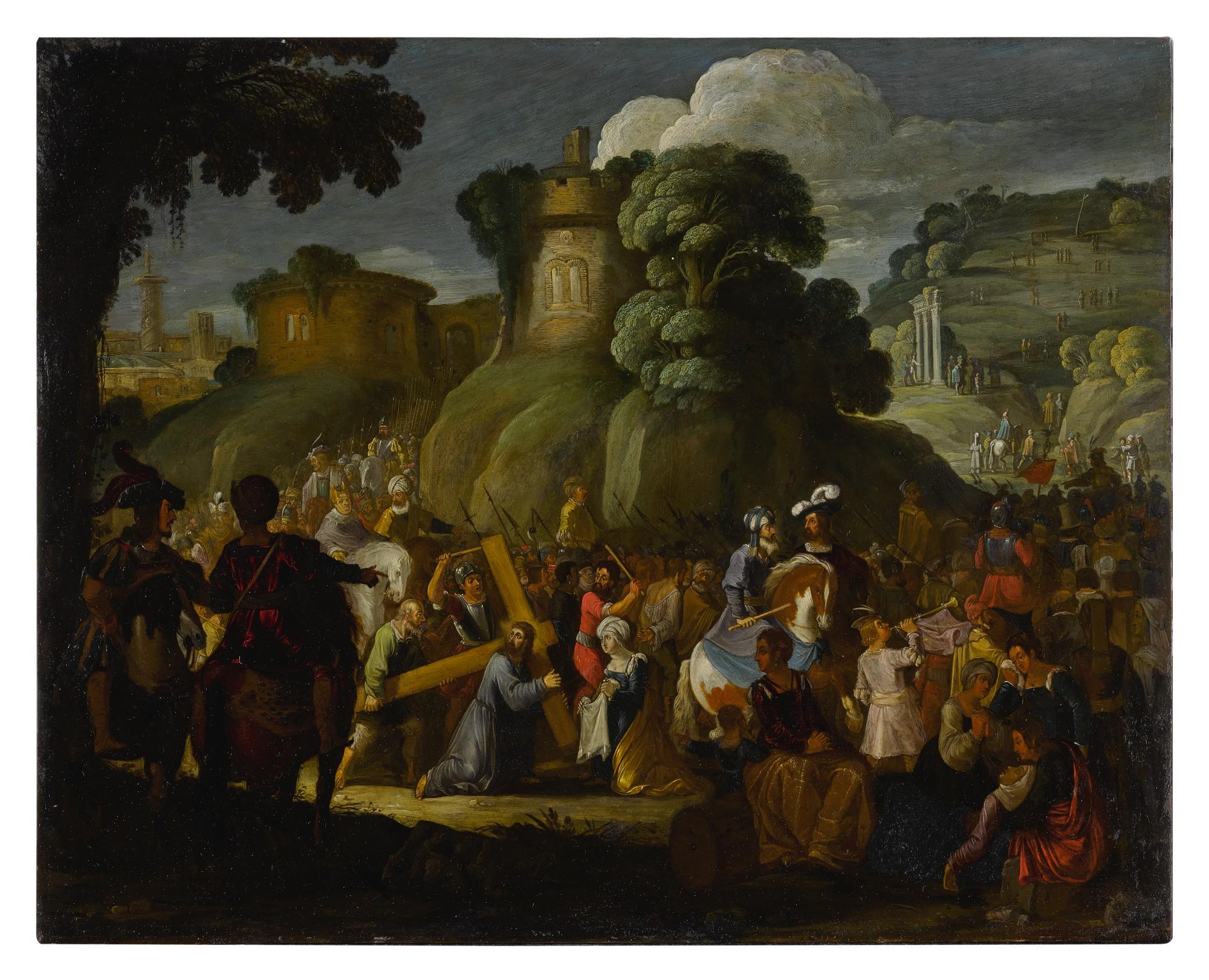 David Teniers The Elder - Christ on the road to Calvary