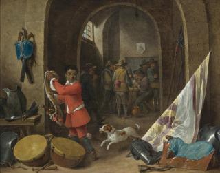 David Teniers The Younger - A Guardroom Interior