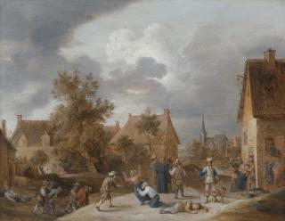 David Teniers The Younger - Soldiers Sacking A Village