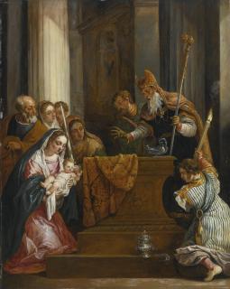 David Teniers The Younger - The Presentation In The Temple