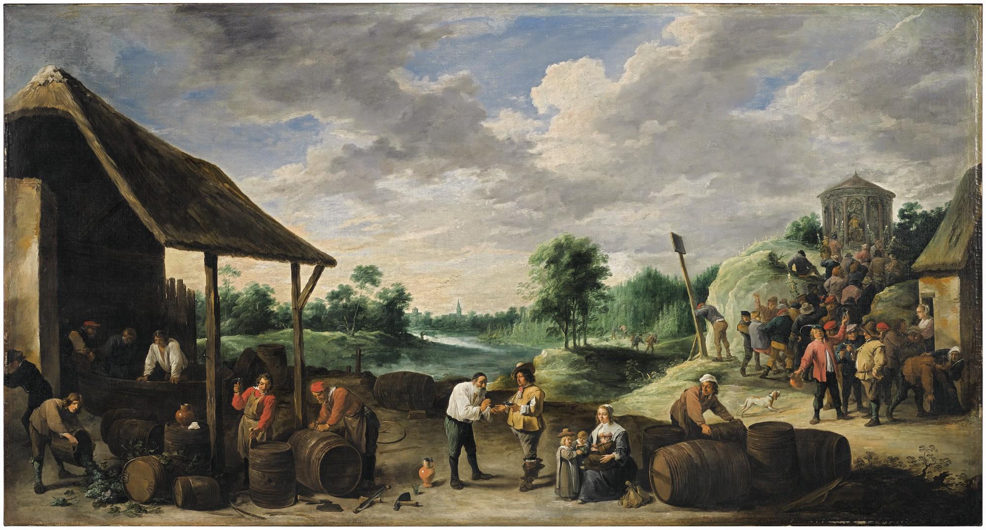 David Teniers The Younger - The Wine Harvest |《葡萄酒收穫》
