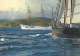 David Thimgan - Ship Berlin towing out San Francisco