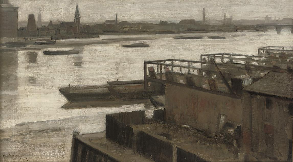 David Thomson Muirhead, A.R.A. - Chelsea Reach