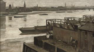 David Thomson Muirhead, A.R.A. - Chelsea Reach