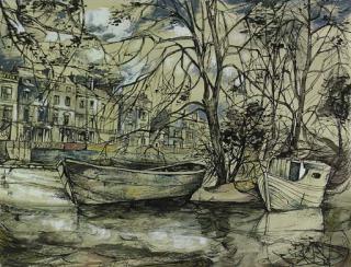 David Tindle, R.A. - Regent\'s Canal