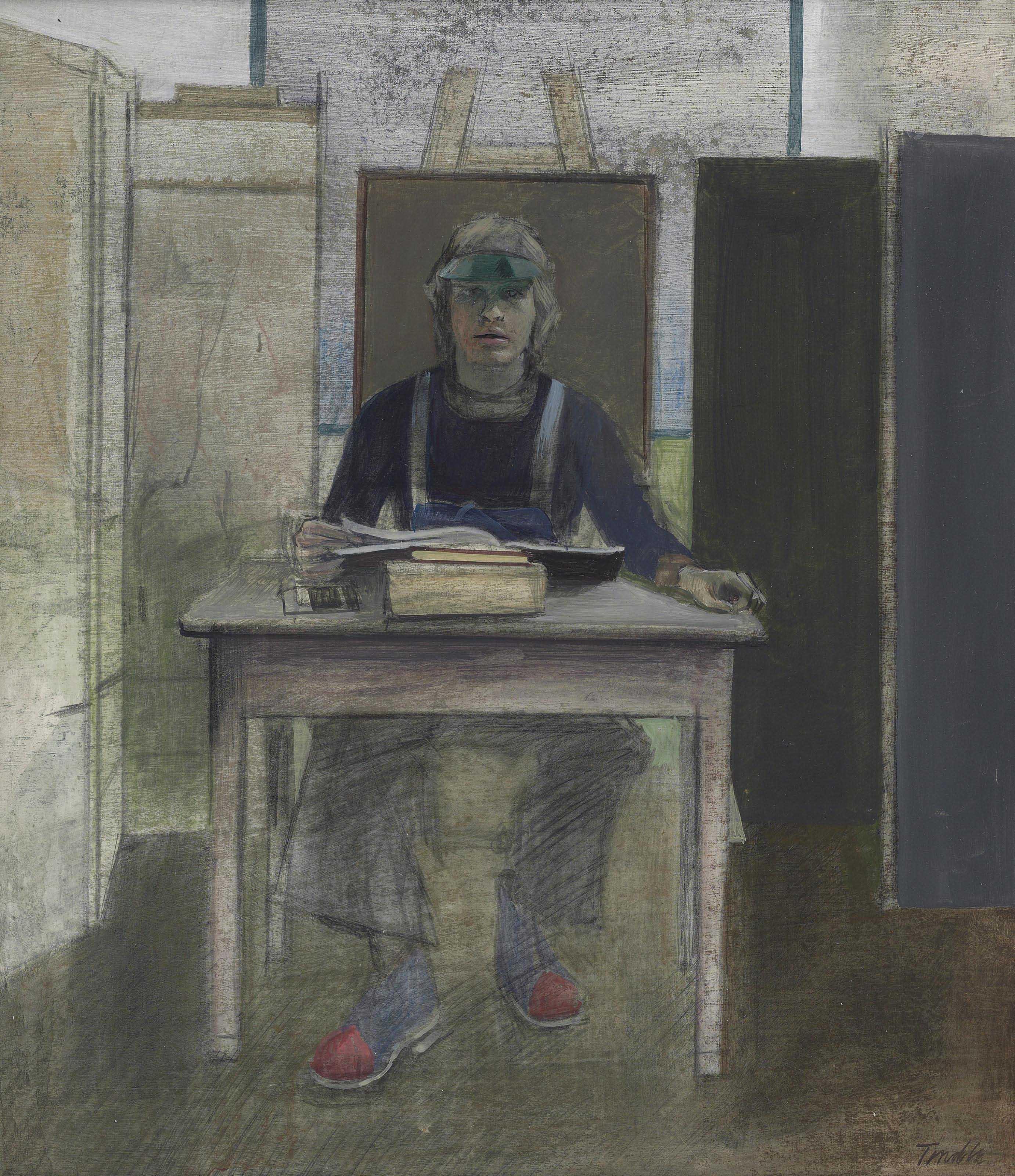 David Tindle, R.A. - Study of Nick for  The Reader