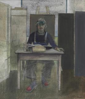 David Tindle, R.A. - Study of Nick for  The Reader