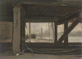 David Tindle, R.A. - The Dockyard