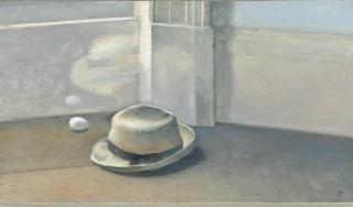 David Tindle - Hat with egg and reflection