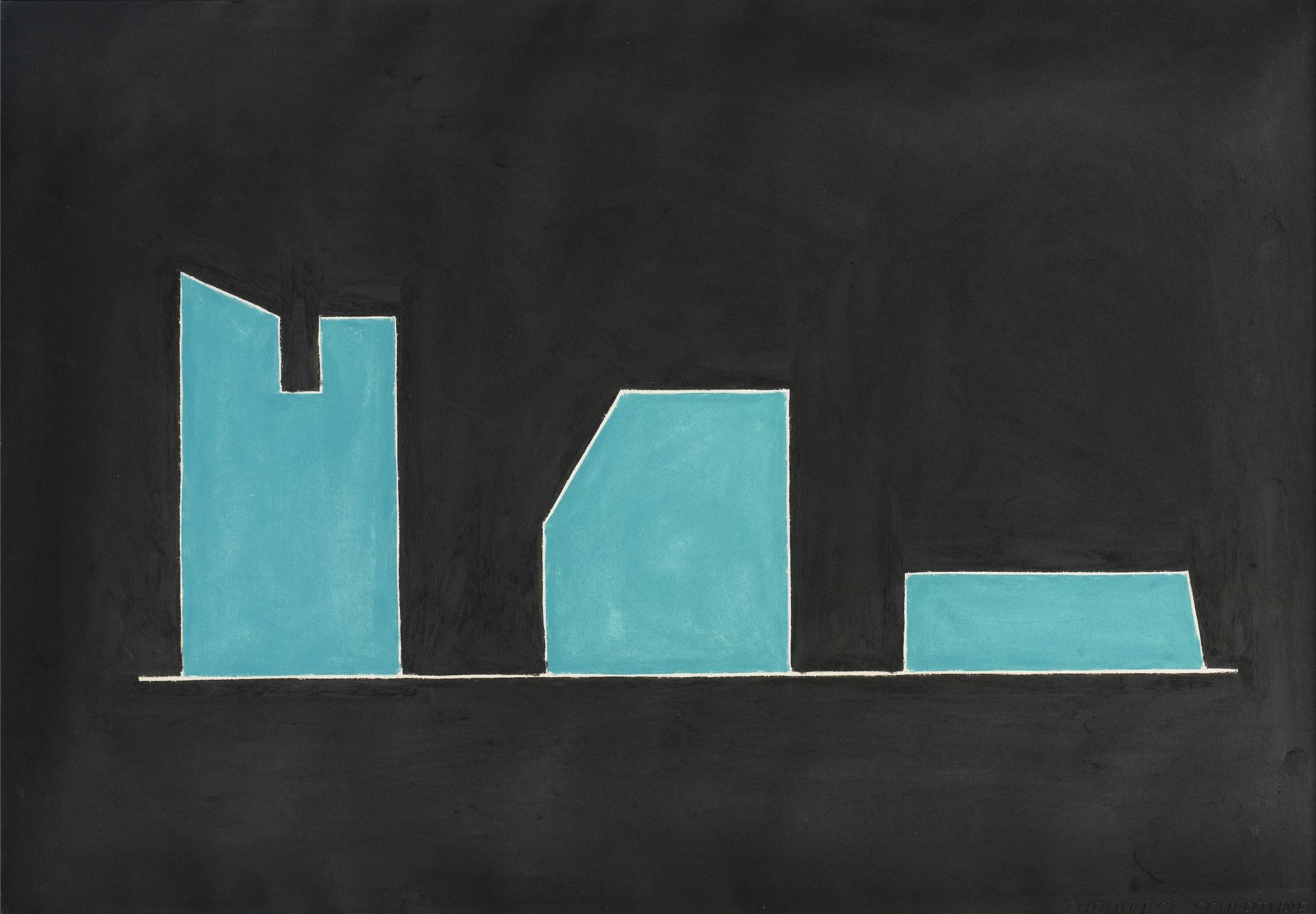 David Tremlett - Turquoise Sculpture