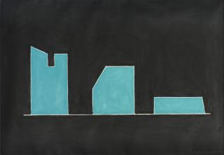 David Tremlett - Turquoise Sculpture