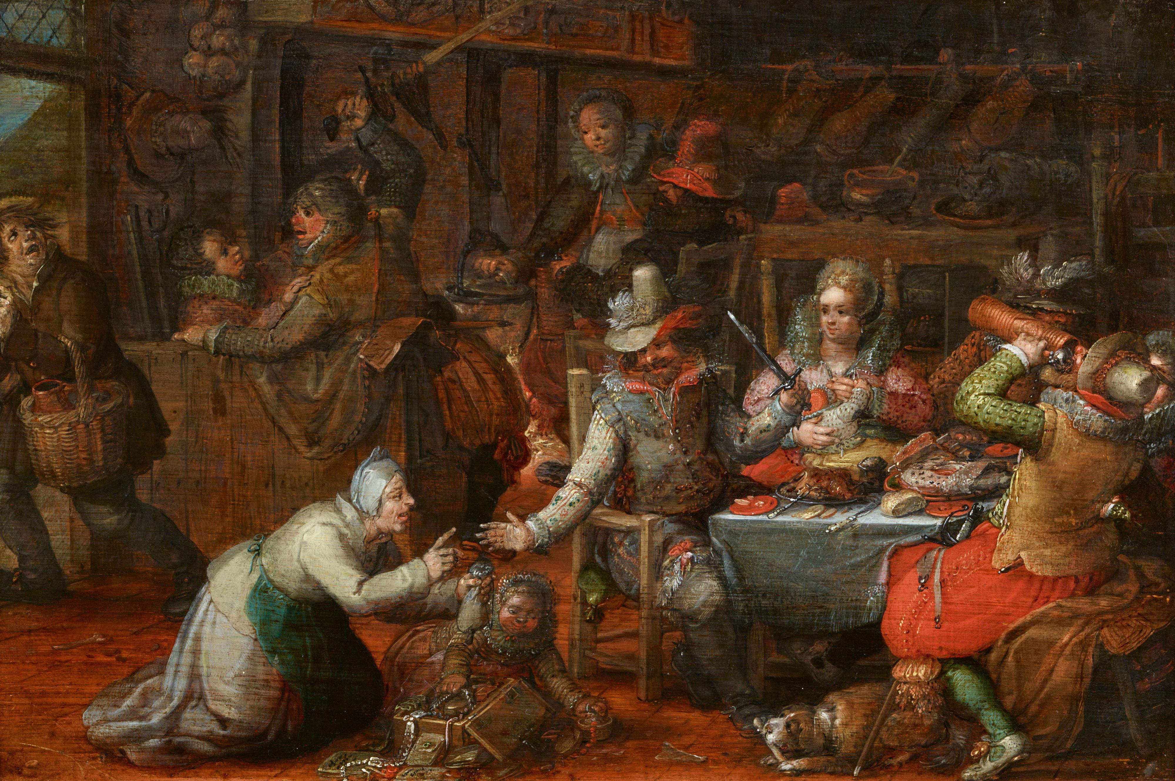 David Vinckboons - Tavernenszene \