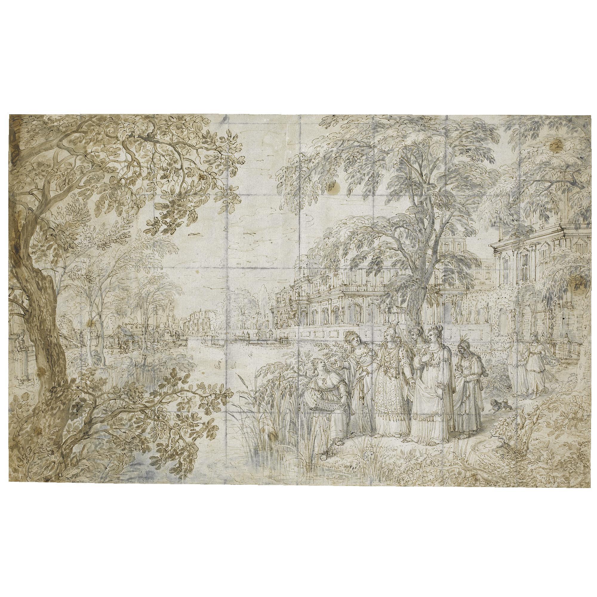 David Vinckboons - The Finding Of Moses