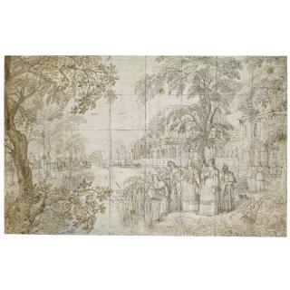 David Vinckboons - The Finding Of Moses