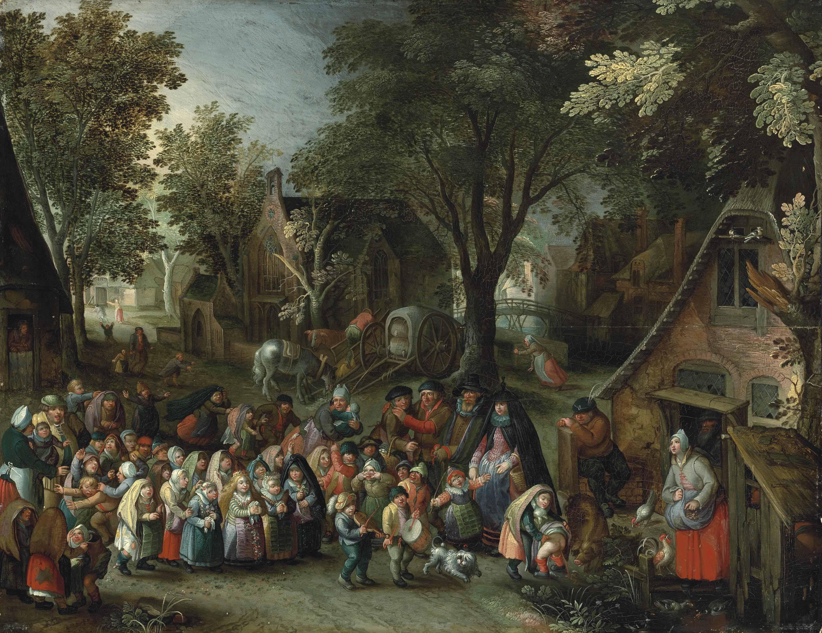 David Vinckboons - The Whitsun Bride