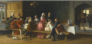 David Wilkie Wynfield - Anne Boleyn And Percy