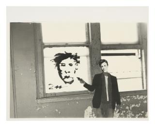 David Wojnarowicz - Rimbaud In New York (With Gun In West Side Pier Warehouse), 1979