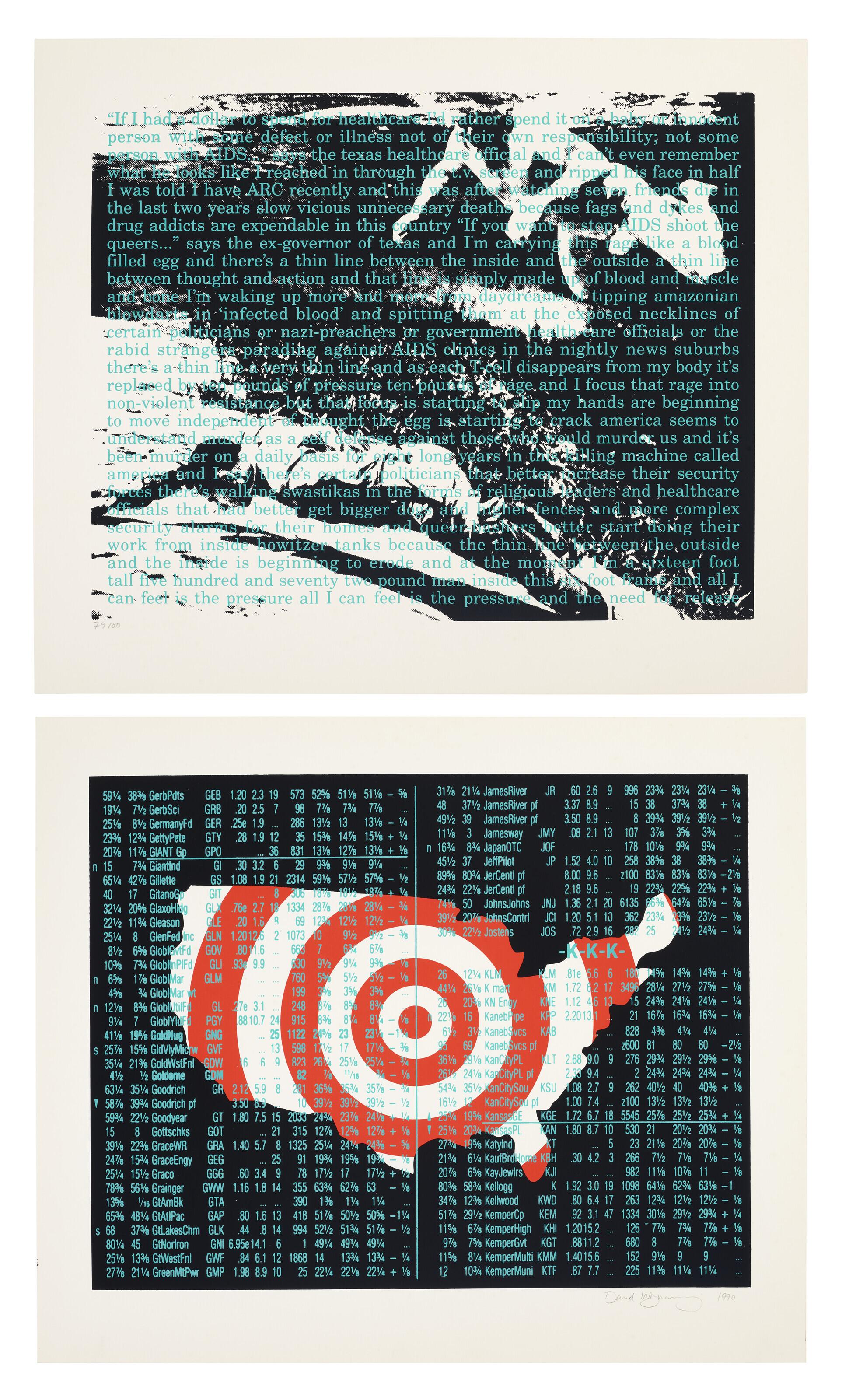 David Wojnarowicz - Untitled (ACT-UP)