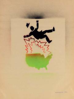 David Wojnarowicz - Untitled (Exploding America)