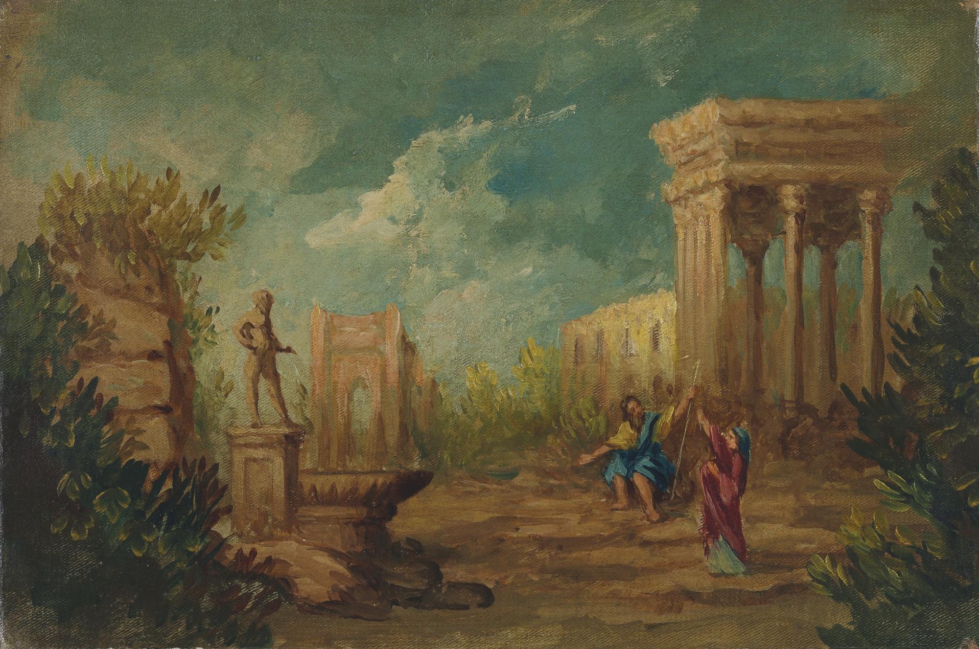 David Wu Ject-Key - Ruined Roman Temple