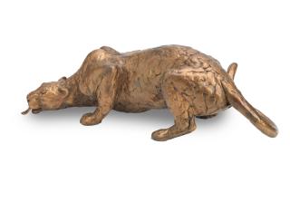 David Wynne OBE - Leopard Drinking