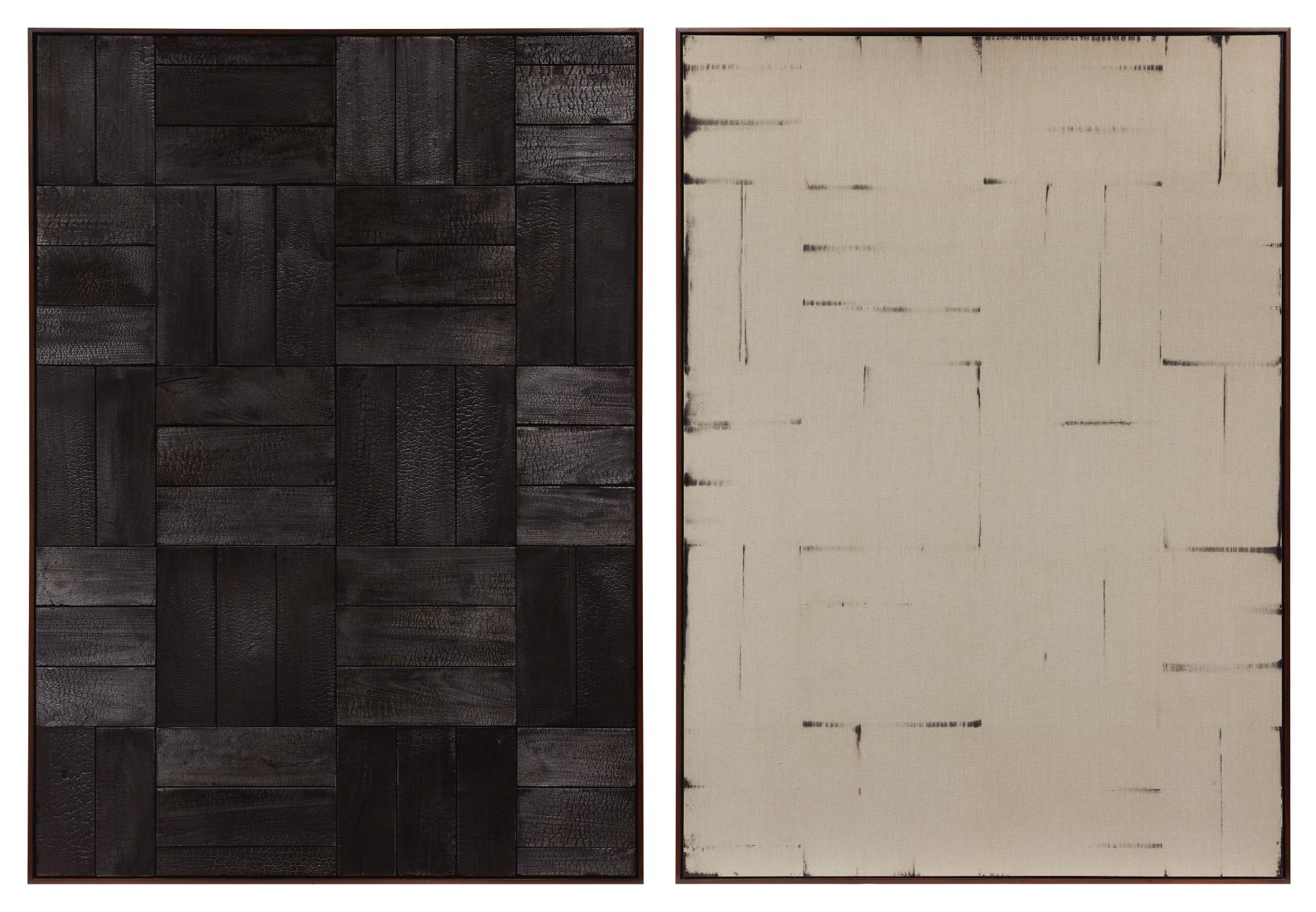 Davide Balula - Burnt Painting, Imprint Of The Burnt Painting