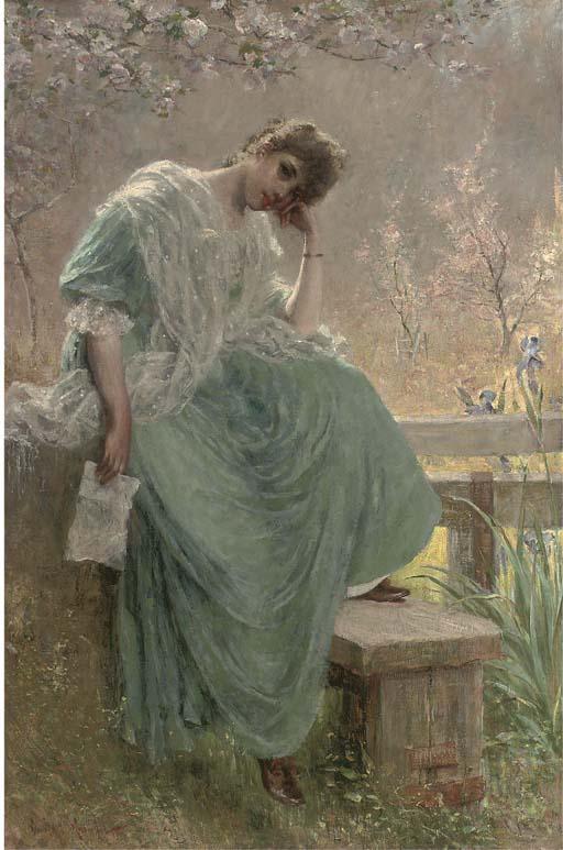 Davidson Knowles, R.B.A. - The Love Letter