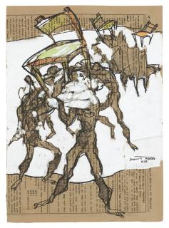 Dawit Abebe - Wokt No. 3 (Waving Chairs)