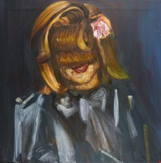 Dawn Mellor - Drew Barrymore (The Pink Flower)