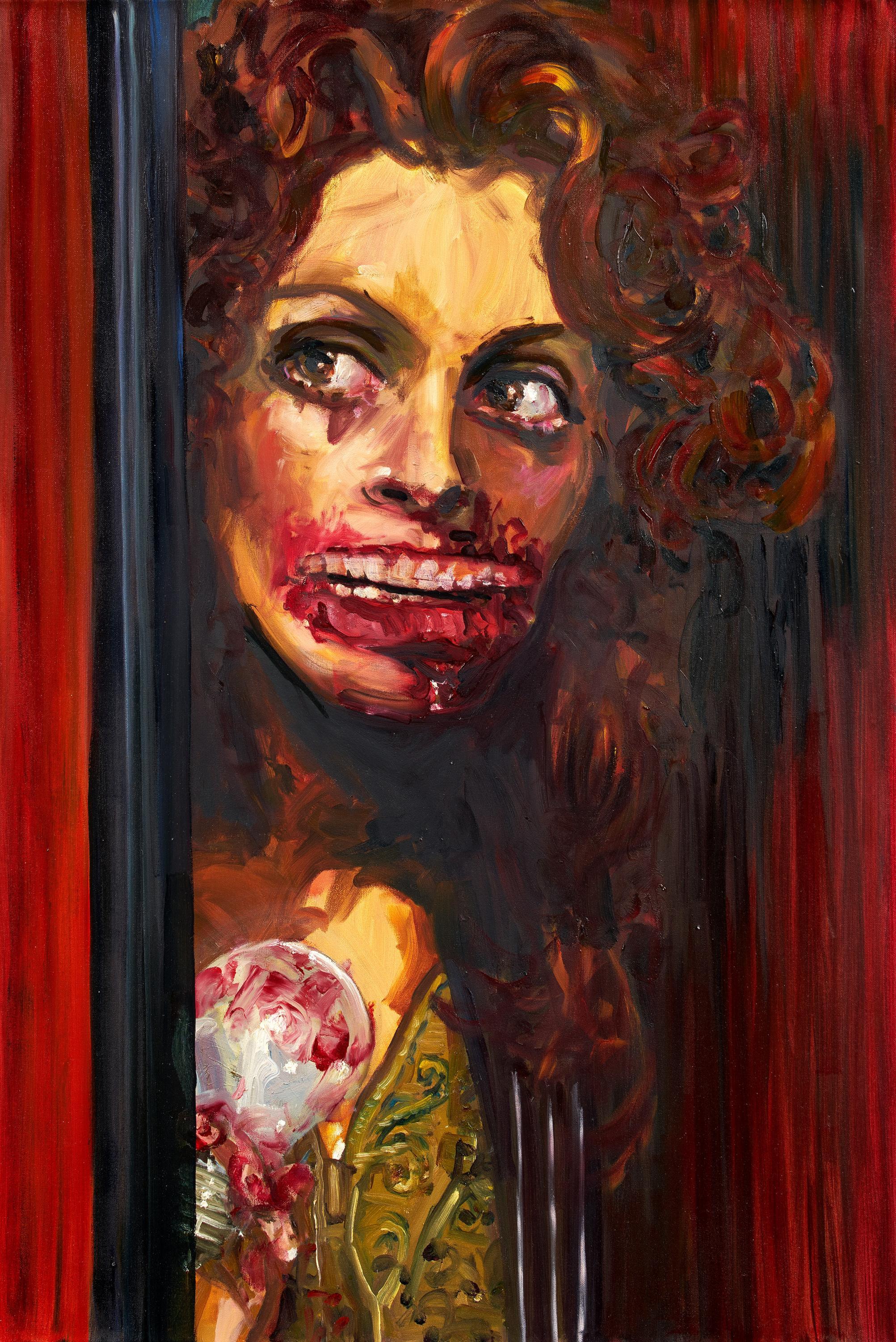 Dawn Mellor - Julia Roberts.