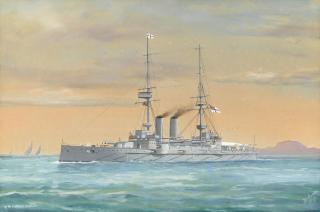 De Simone - HMS Prince of Wales in Mediterranean waters