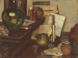 Dean Cornwell - Sketch of the Artist\'s Studio