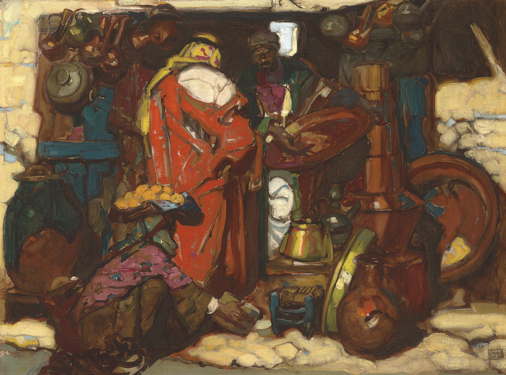 Dean Cornwell - The Copper Shop In Jerusalem