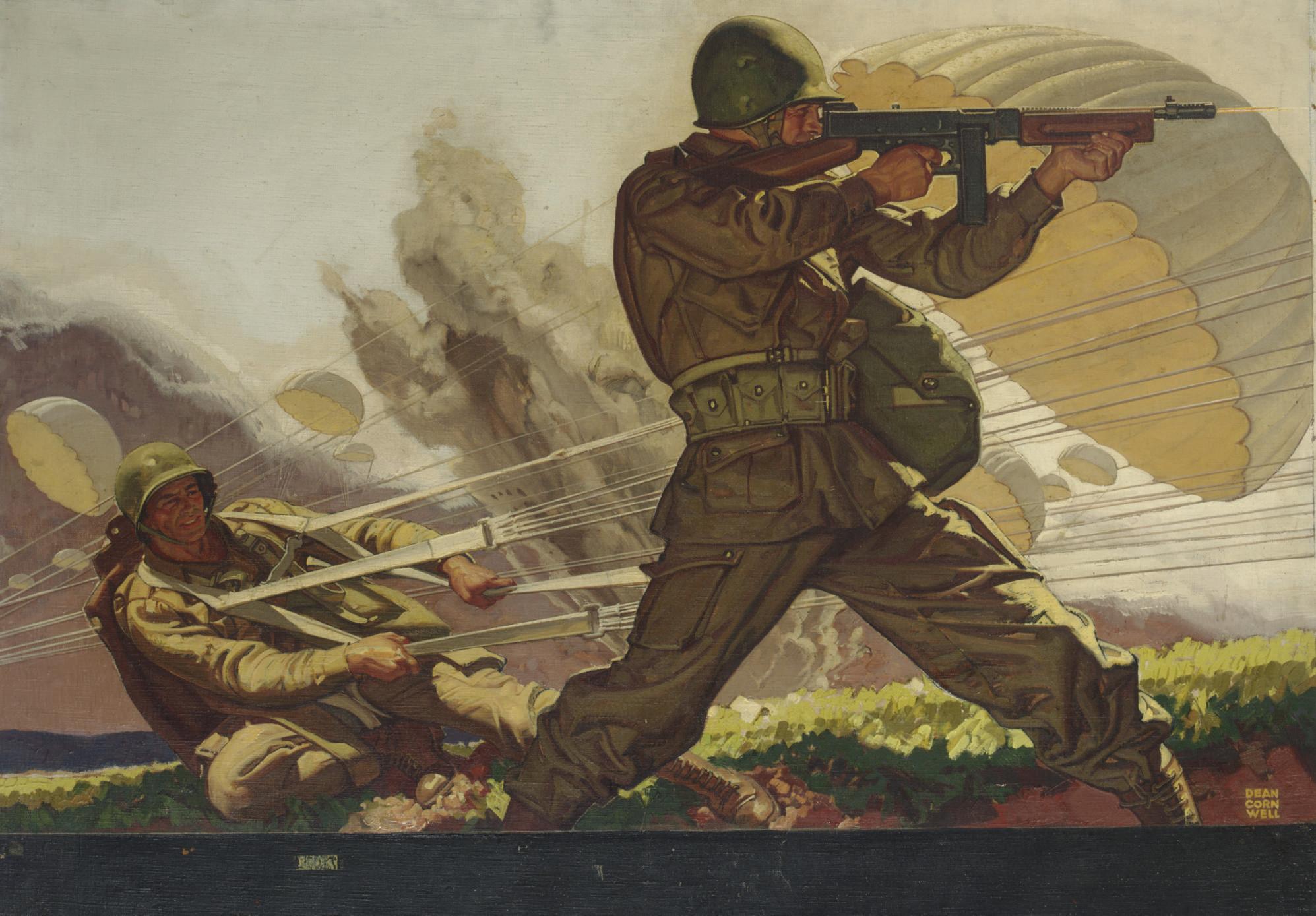 Dean Cornwell - They\'ve Got the Guts, Back \'Em Up With More Metal