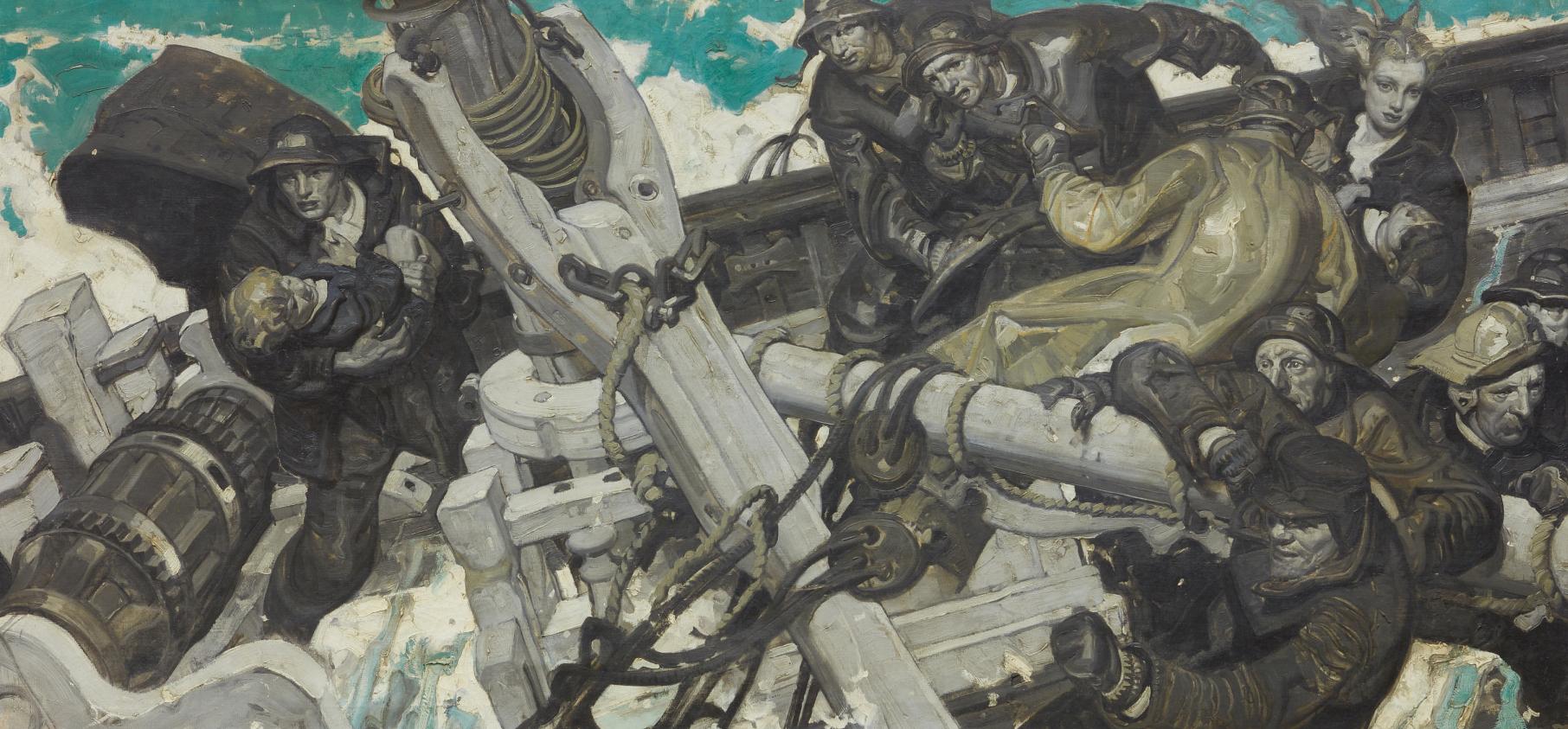 Dean Cornwell - Untitled (Chaos At Sea)