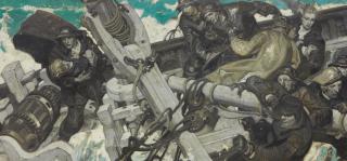 Dean Cornwell - Untitled (Chaos At Sea)