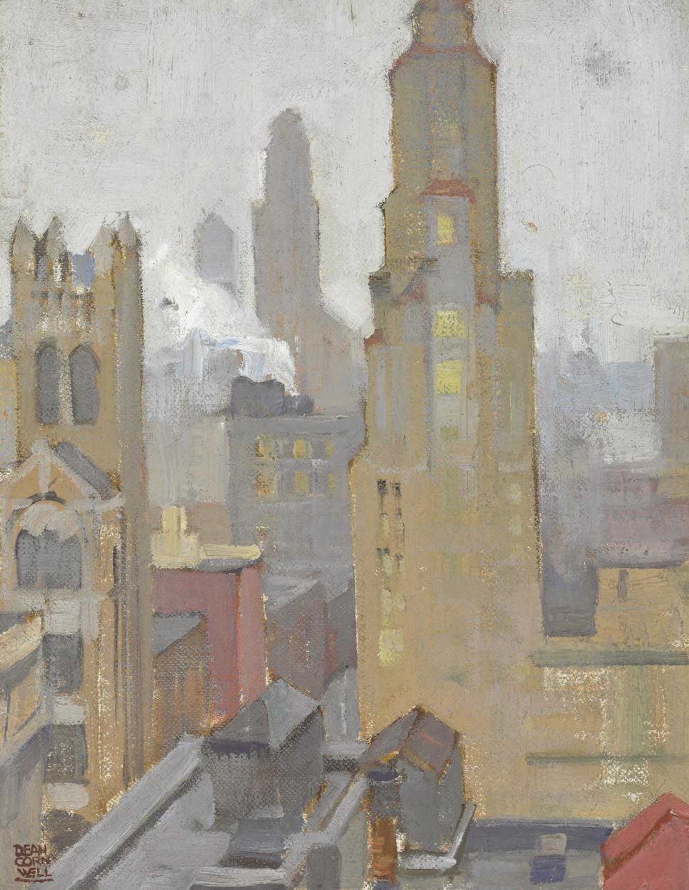 Dean Cornwell - View Of Manhattan