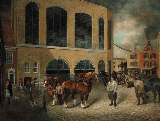 Dean Wolstenholme, Jun. - View of the Black Eagle Brewery, Brick Lane, Whitechapel, London