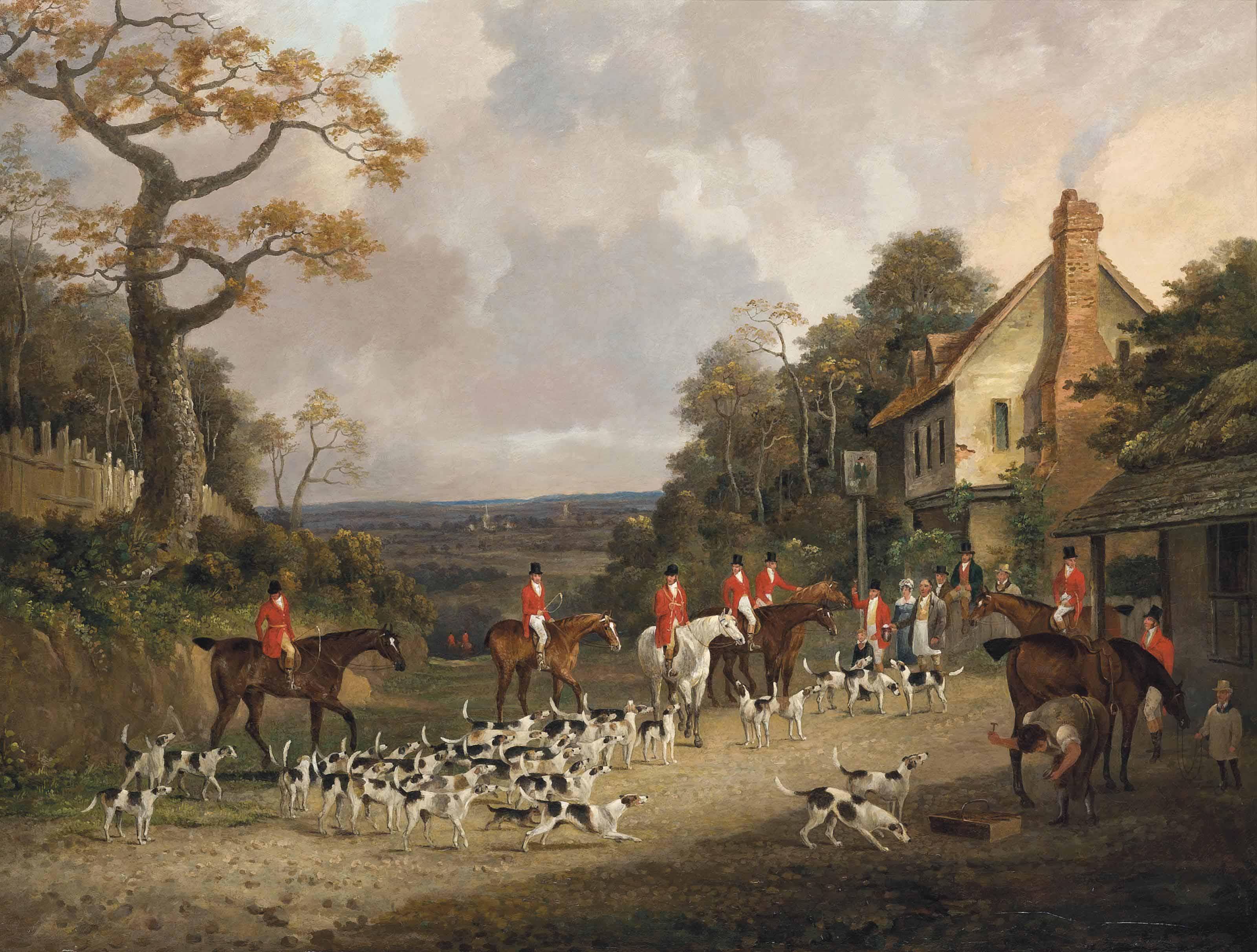 Dean Wolstenholme, Snr. - \'The Creme O\'Th Chase\', The Essex Hunt Near Epping