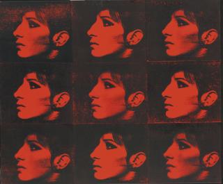 Deborah Kass - 9 Red Barbras (Jewish Jackie Series)