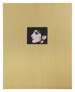 Deborah Kass - Gold Barbara (Jewish Jackie Series), 1993