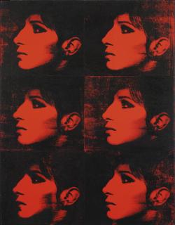 Deborah Kass - Six Red Barbaras (Jewish Jackie Series)