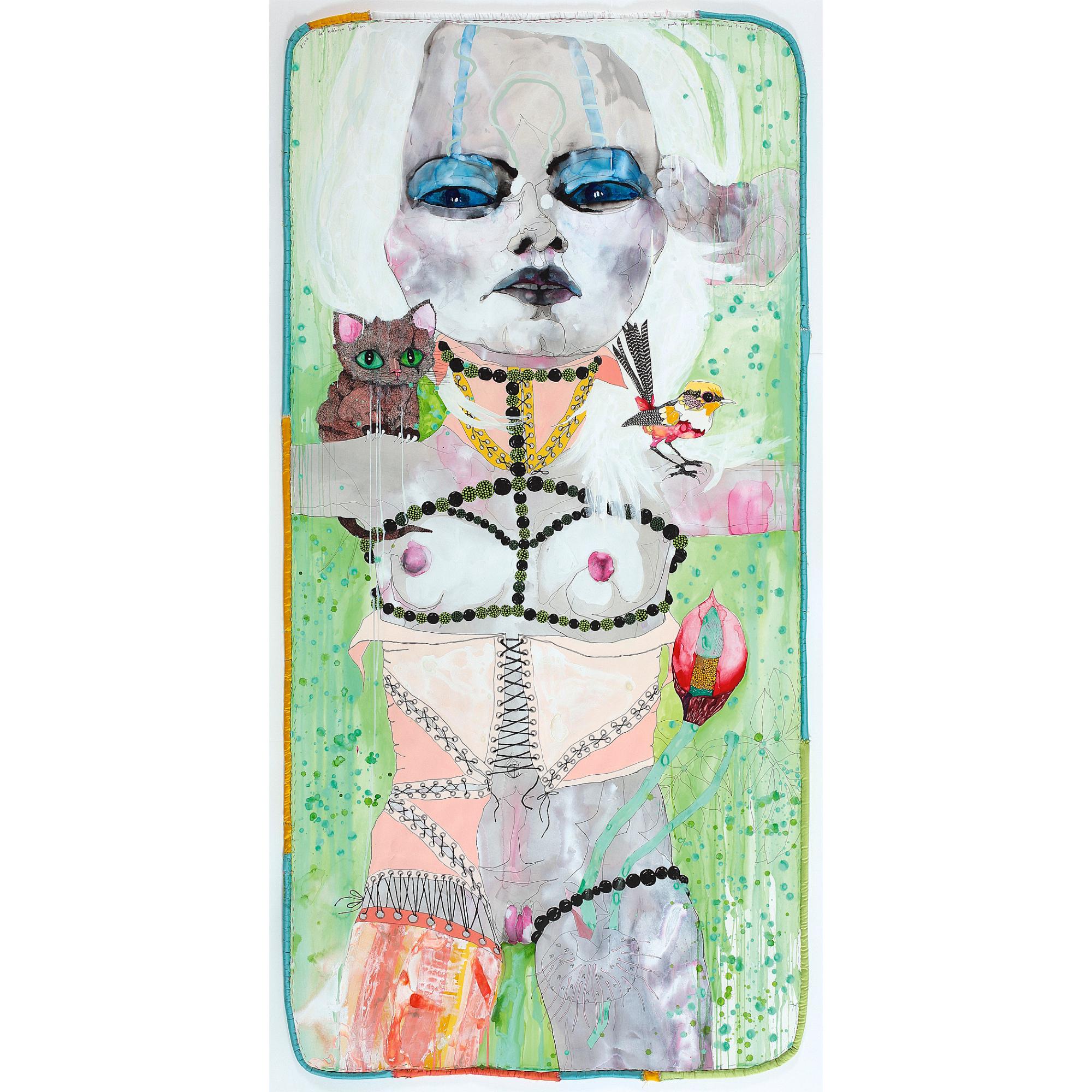 Del Kathryn Barton - Australian punk, Spunk And Green Rain For The Heart