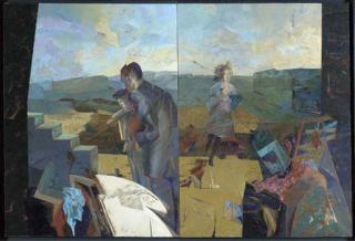 Delia Cugat - Meridiano (diptych)
