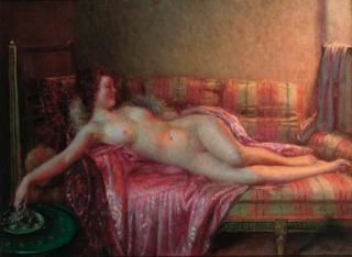 Delphin Enjolras - A reclining female nude