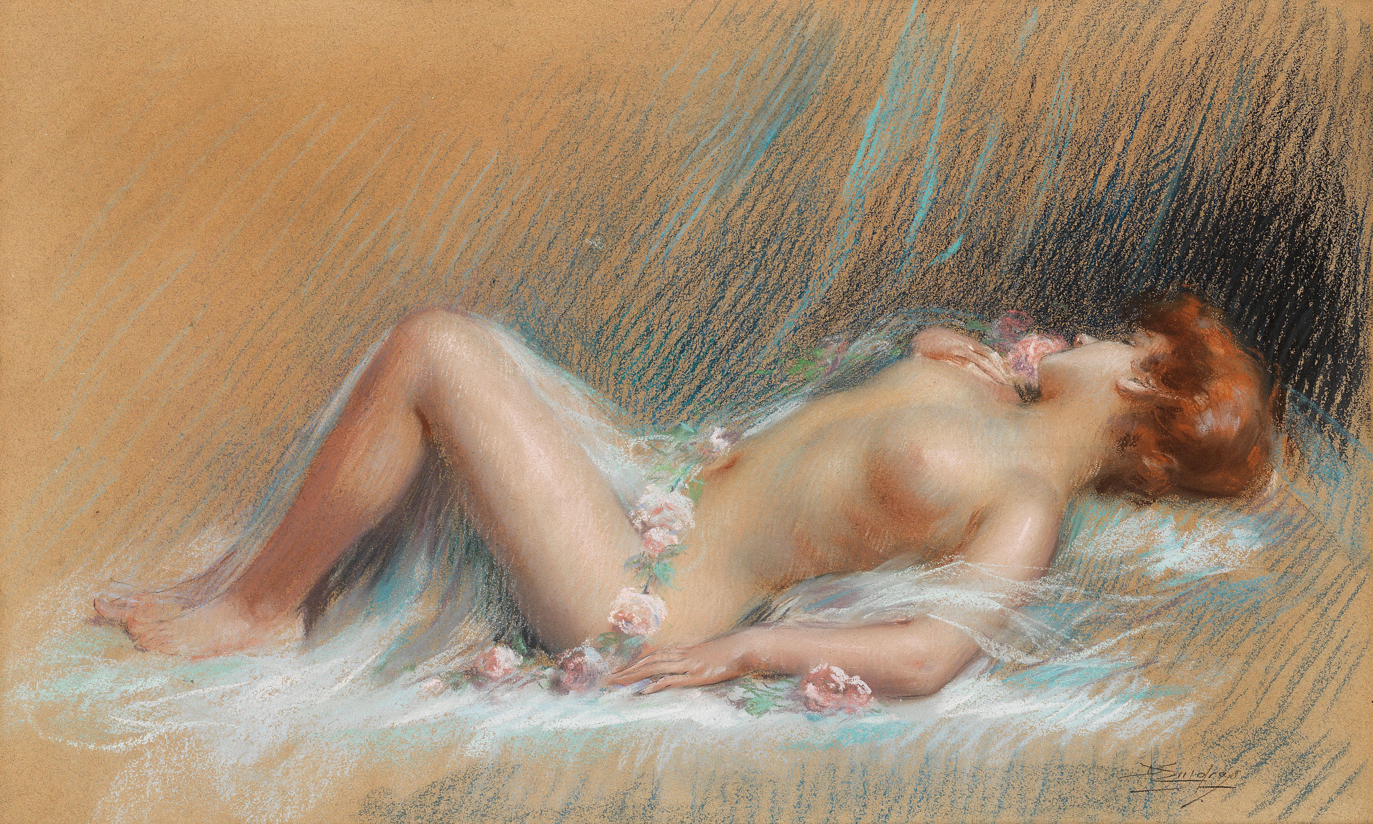 Delphin Enjolras - Nu couché