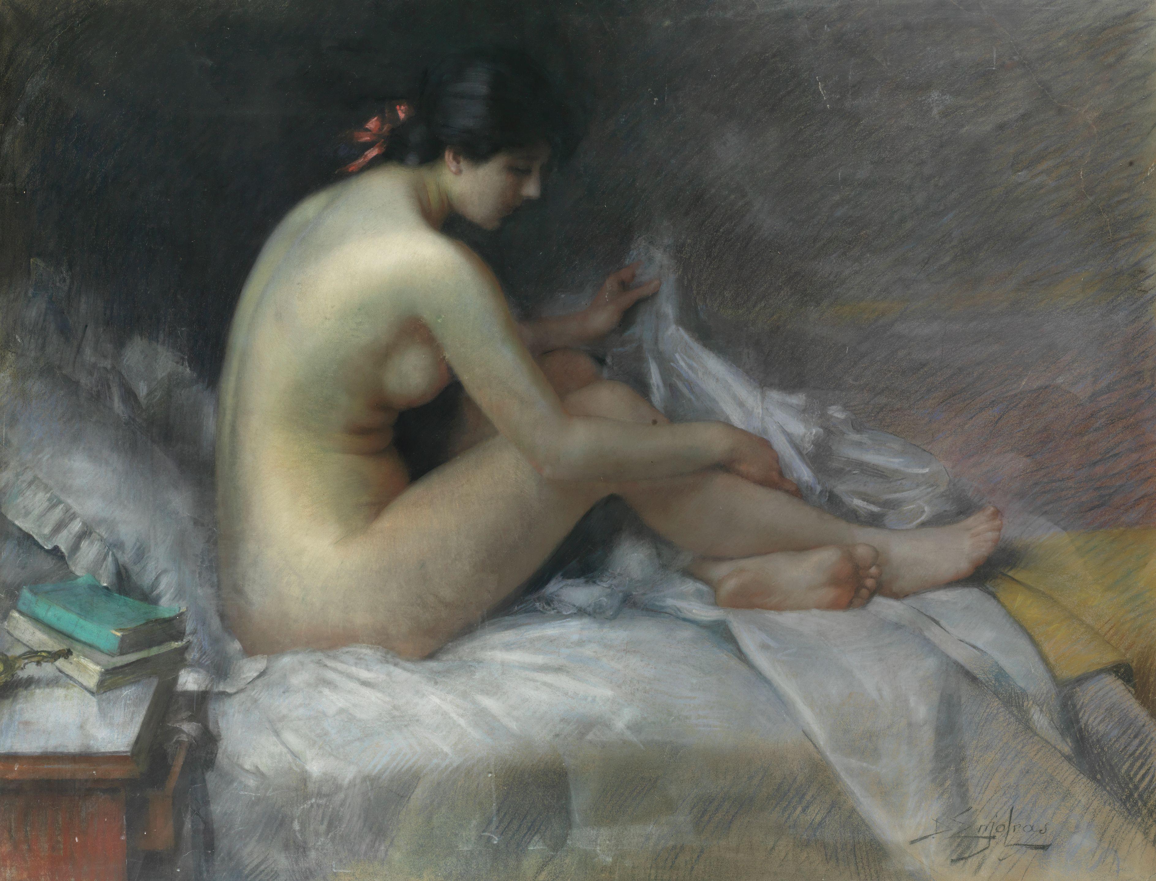Delphin Enjolras - Nude On A Bed